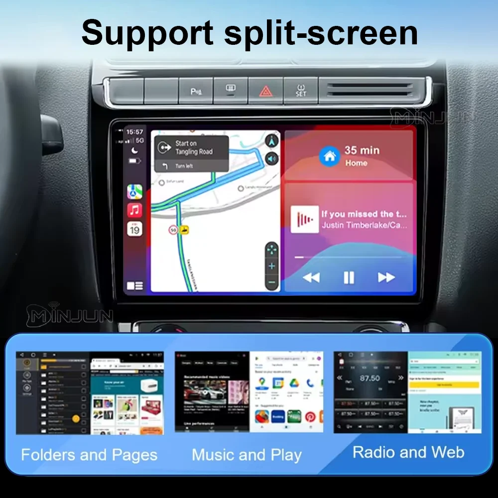 Car Radio Qualcomm Multimedia For VW Volkswagen POLO 5 2008 - 2017 Vento Wireless Carplay Android 16 Auto Car Radio stereo