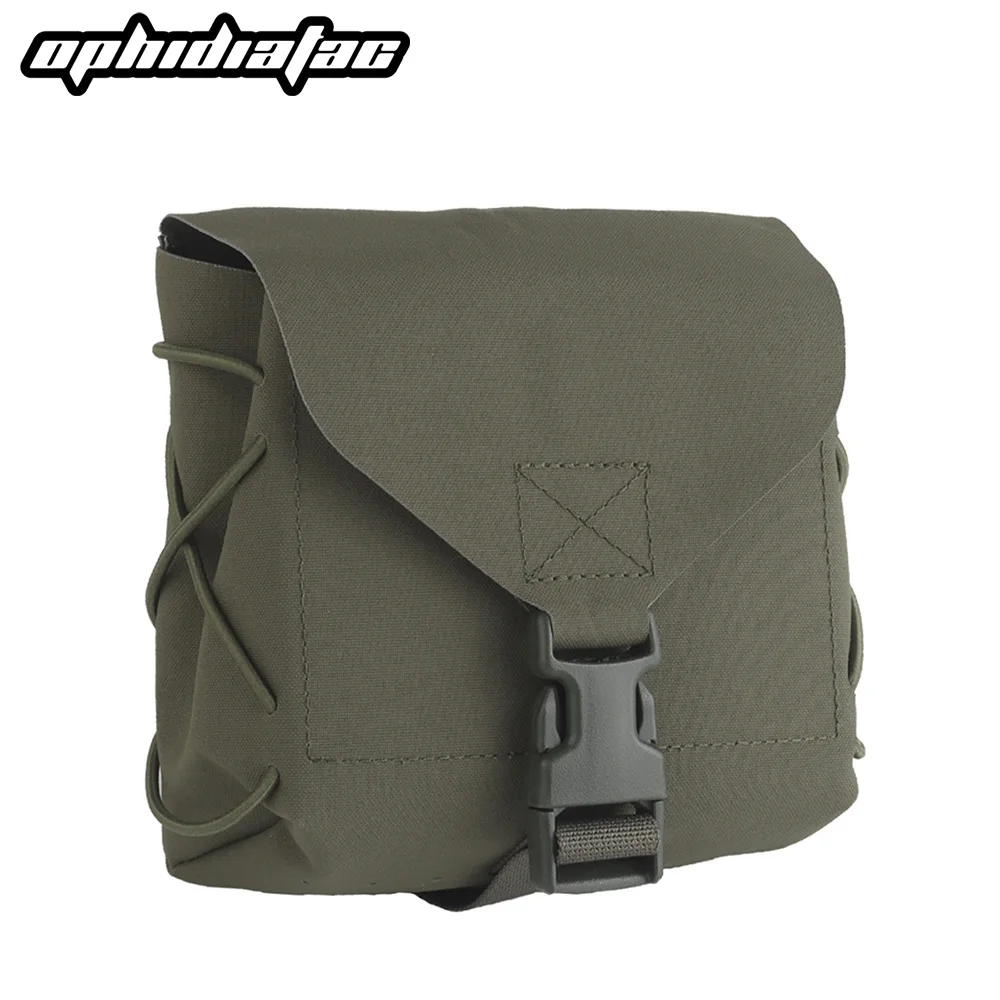 OPHIDIANTAC Rapid release large capacity storage bag and elastic rope arc bags the MOLLE Airsoft hunting wild fire