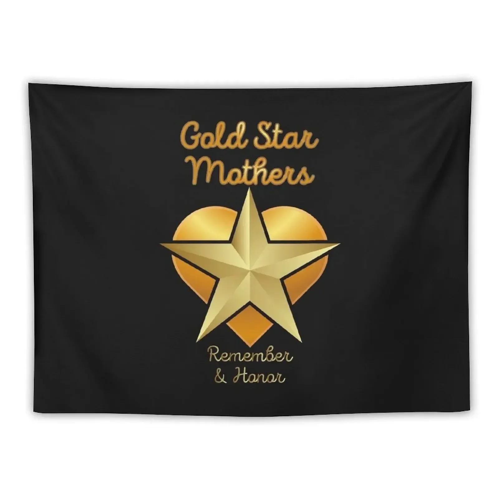 

Gold Star Mothers Remember & Honor Gift Tapestry Bedroom Decoration Japanese Room Decor Tapestry