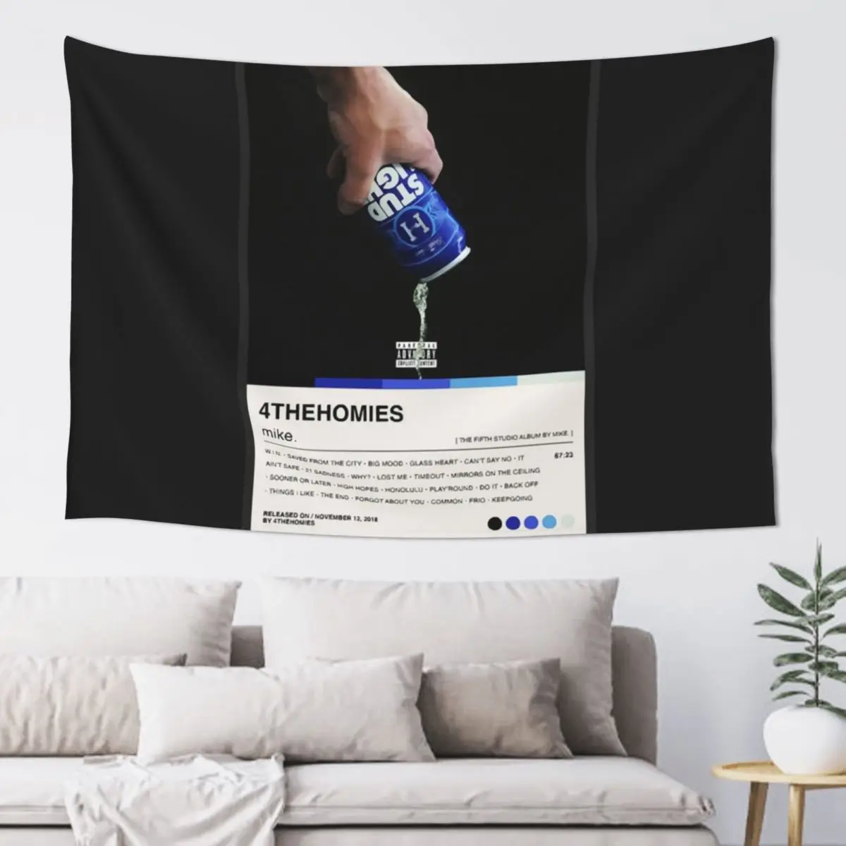 

Mike Stud - 4TheHomies Essential Tapestry Luxury Living Room Decoration Decorations For Room Tapestry