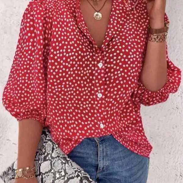 Ropa interior cálida con estampado floral para hombres y mujeres, ajuste regular, cuello ort Sve, cuero PU, para mediana edad