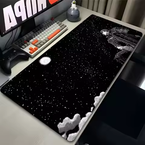 Japan Anime Mouse Pad XXL Black And White Keyboard Rug Laptop Guts Sword In B-berserk Mousepad PC Manga Moon Star Soft Desk Mat