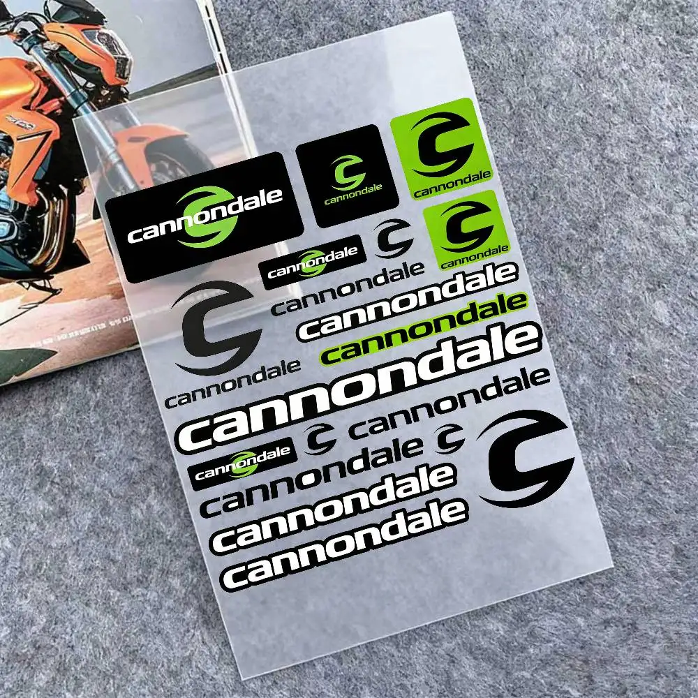 Adesivos refletivos para motocicletas cannondale, decalques à prova d'água para capacete, scooter, tanque de combustível, caixa de ferramentas, corrida