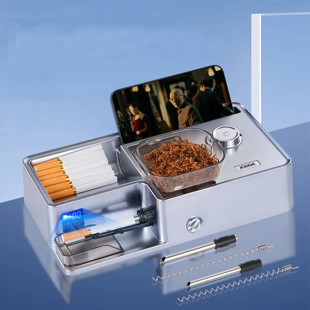 High Qulity Infrared Count Cigarette Rolling Machine 5.5/6.5/8mm Tube Tobacco Filling Machine with Display Smoking Accessories