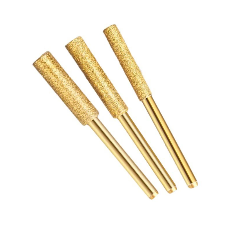 

8PCS 4/4.8/5.5mm Chainsaw Sharpener Stone Chainsaw Bit Titanium Plated Diamond Sharpener High Hardness Electric Chainsaw File