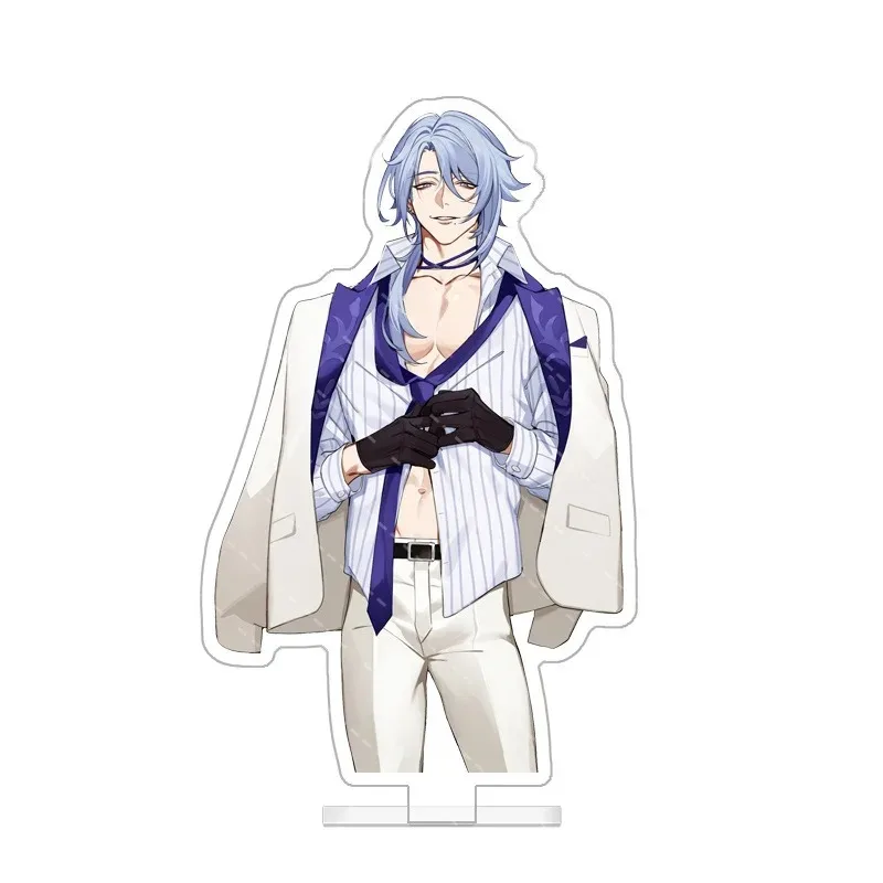 Genshin Impact Tartaglia Kamisato Ayato Diluc Exquisite Acrylic Stand Plaque Figure Model Doll Desktop Decor Gift