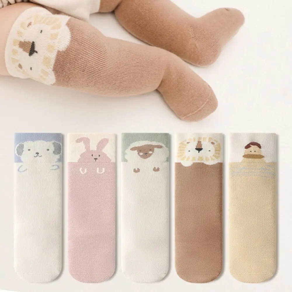 

Korean Style Baby Over The Knee Socks Sweet Baby Hosiery Autumn&Winter Infant Socks Cartoon Soft Baby Leg Warmer Girls