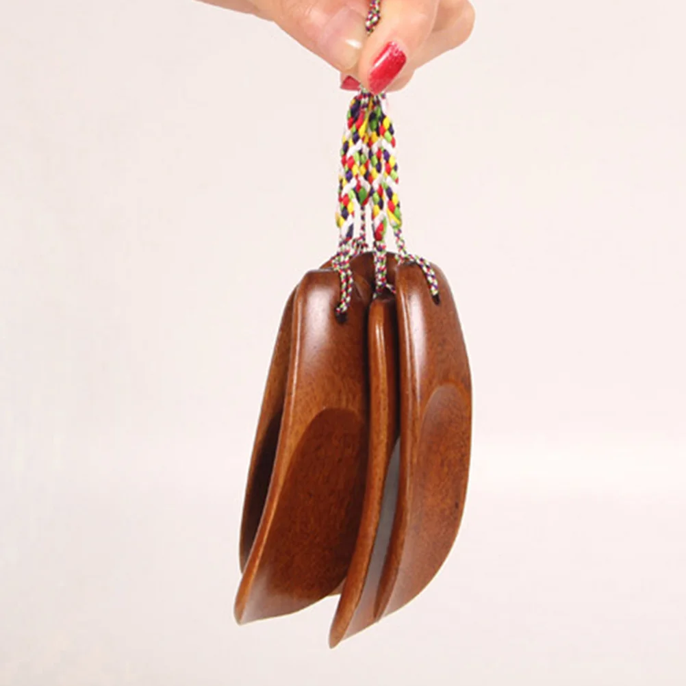 Solid Wood Shoehorn Easy Shoeshorn for Travel with Rope Portable Wooden Smooth Convenient Hanging Strap