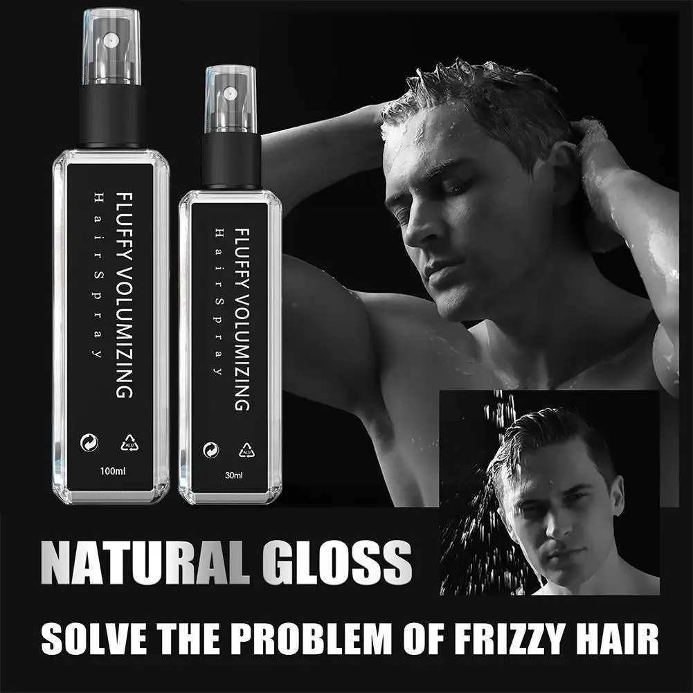 Fluffy Volumizing Hair Spray Super Large Capacity Magic Hair Mist Gel Hair Professional Thickening Spray Gel Hair Styling S2X1