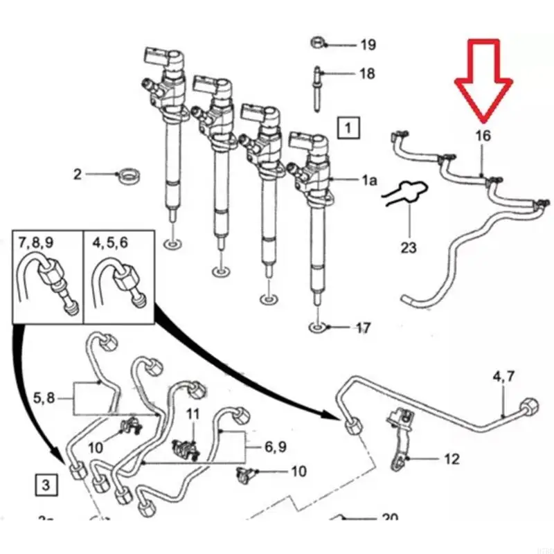 H7BD langdurige brandstofslang consistente motorfunctionaliteit plastic voor voertuigen