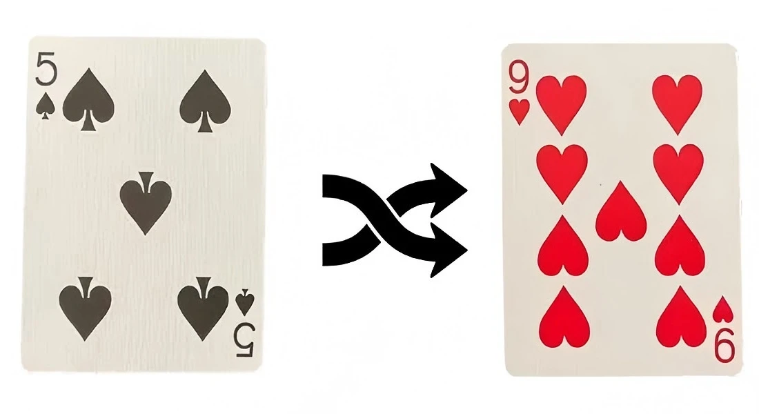 New 5 to 9 Moving Point lim- Card Close Up Card Magic Professional Magician Trick Magic Tool Magic Prop