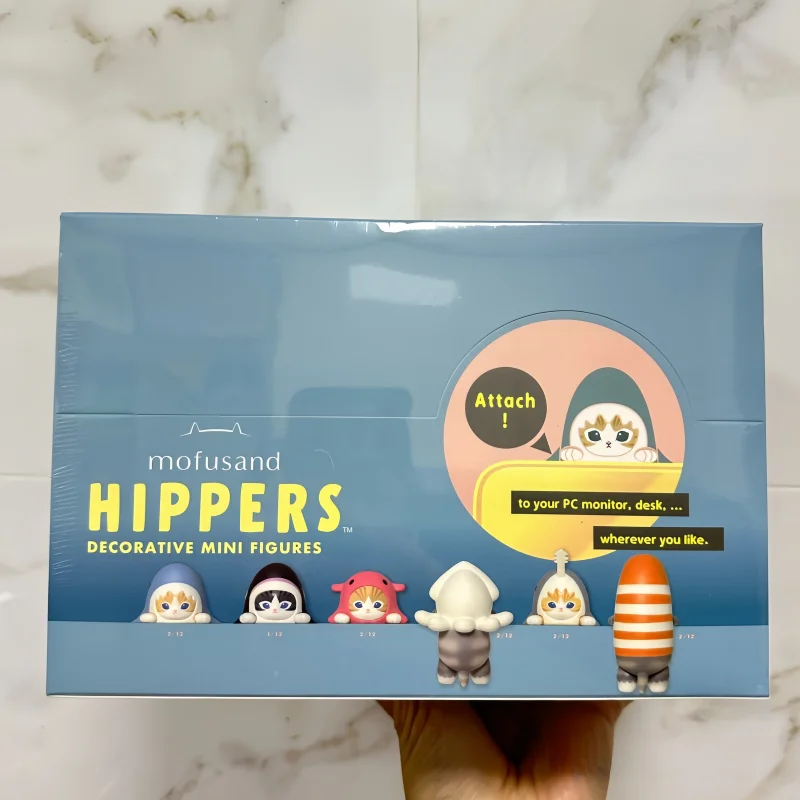 Sonny Angel Mofusand Hippers Blind Box Party Cute Dolls Mystery Box Surprised Box Toys Unpacking Mobile Phone  Accessories Gifts