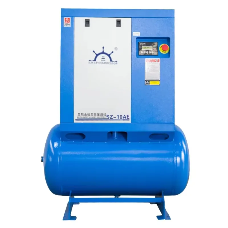 Customized 4 in 1 15KW 10HP Magnetic Integrated Direct Drive Screw air Compressor for Industrial Machine