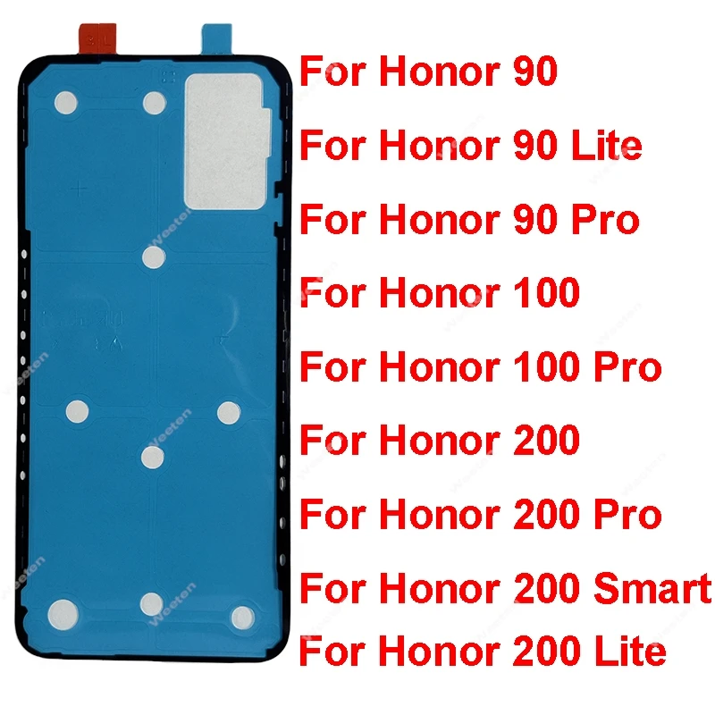 Huawei Honor 90 100 200 Lite Pro スマートバッテリーカバー ステッカー リアバッテリーカバー 粘着テープ 交換部品