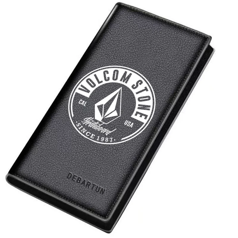 Volcom Stone skateboard since Men's Long Wallets Business Stylish Printing Design Casual Use Christmas Valentine's Father's Day