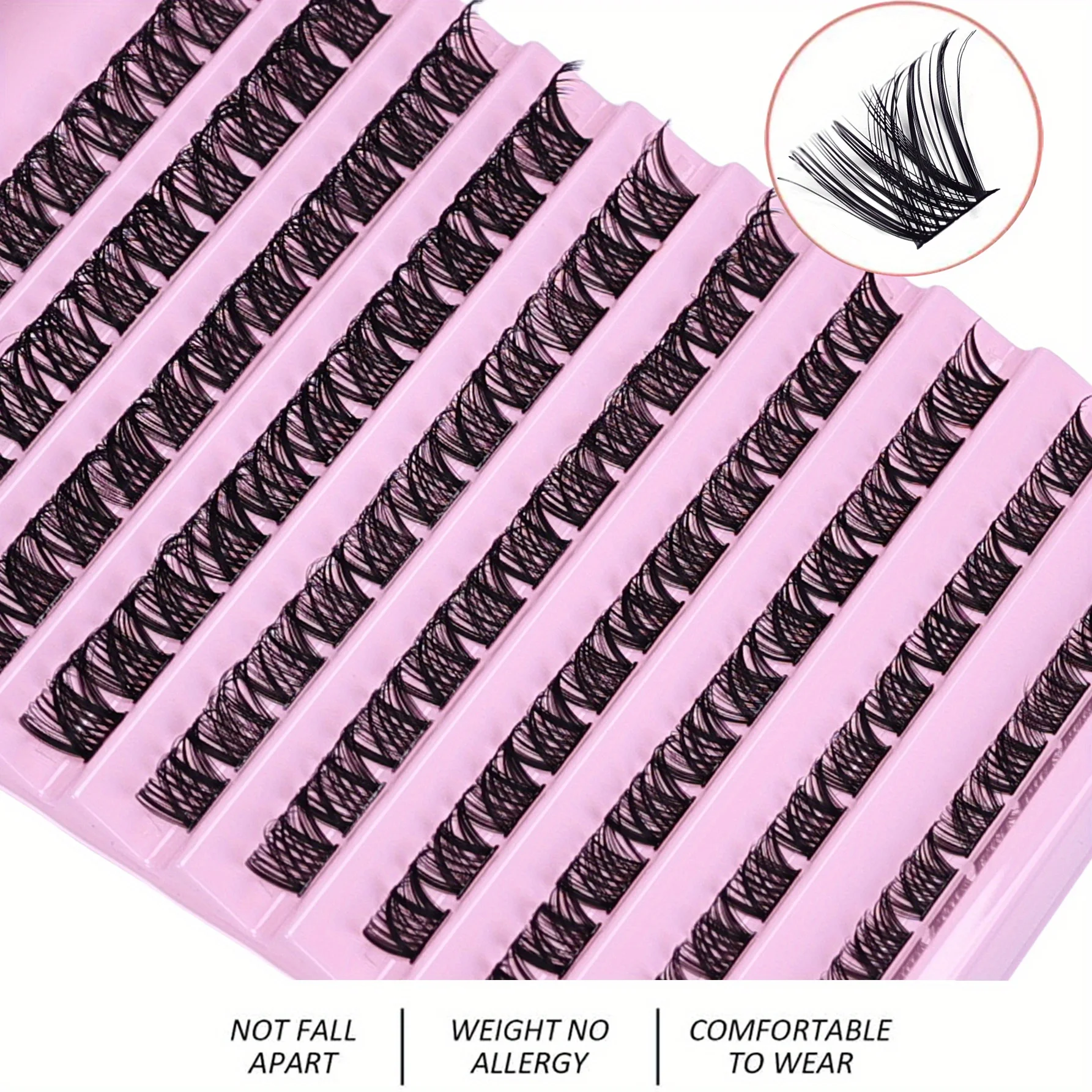 110 pcs Bulu Mata Cluster 8-16 - Eyelash Extension Wispy Look ulasan dan harga