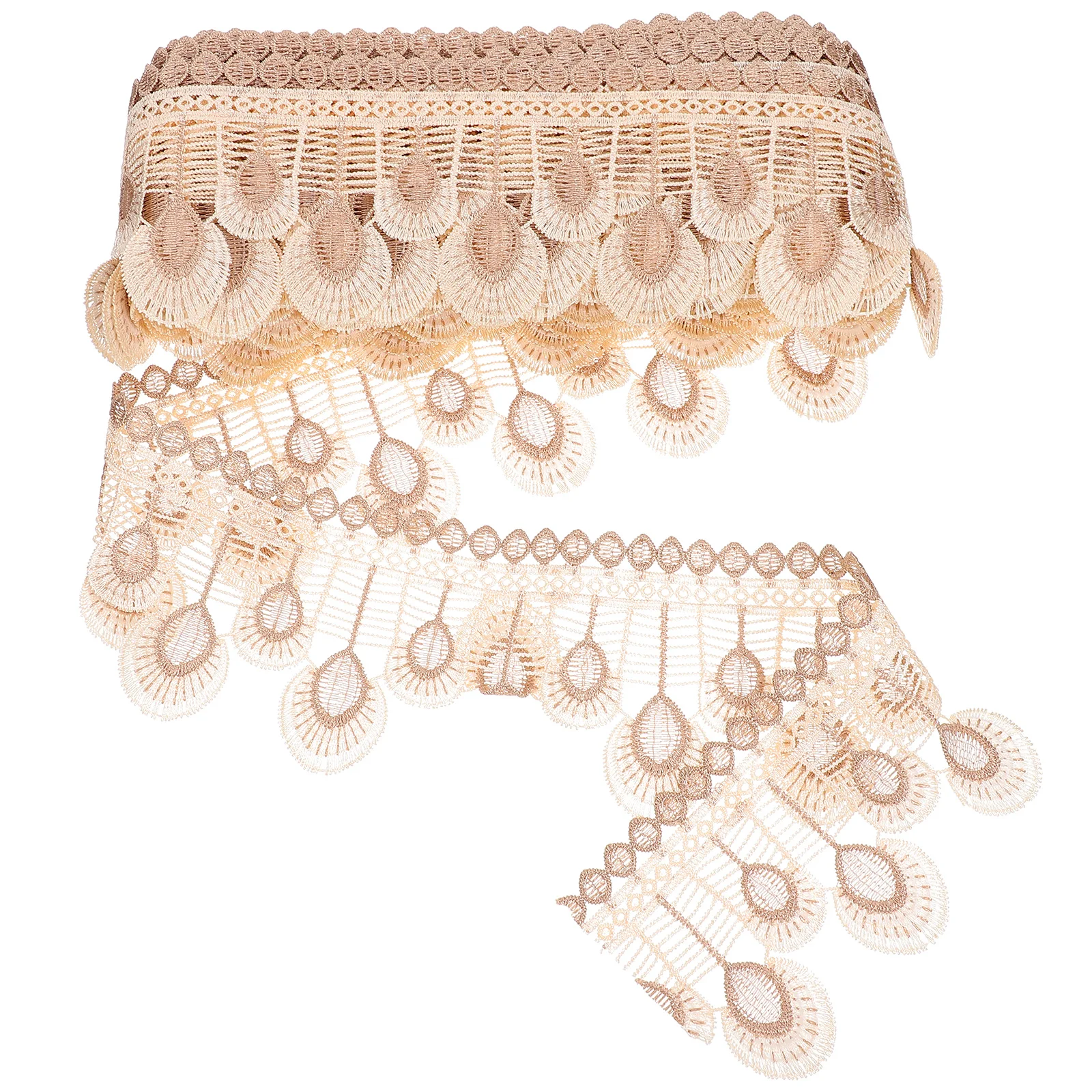 1 Roll Polyester Silk Curtain Trim Ribbon Diy Edging Decorative Border For Curtains Valance Roller Shades Home Decorative Edges