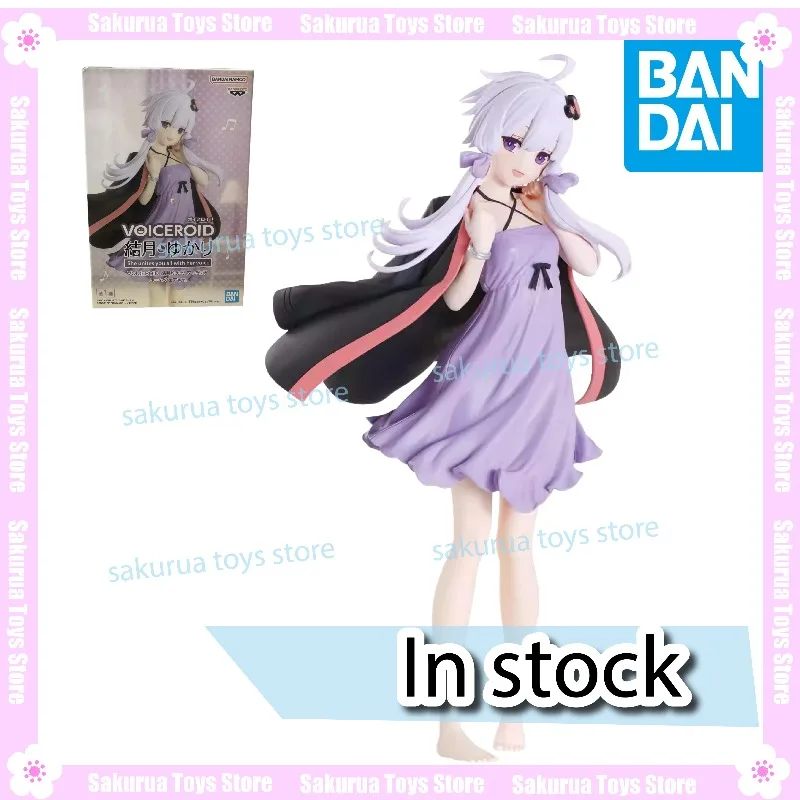 

В наличии Bandai VOCALOID фиолетовые платья аниме игрушки живописные фигурки домашняя одежда коллекция кукол подарки