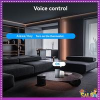 AA87 Tuya Zigbee Smart Knob Thermostat Gas Boiler Heating Temperature Controller Works With Alexa Google Home A