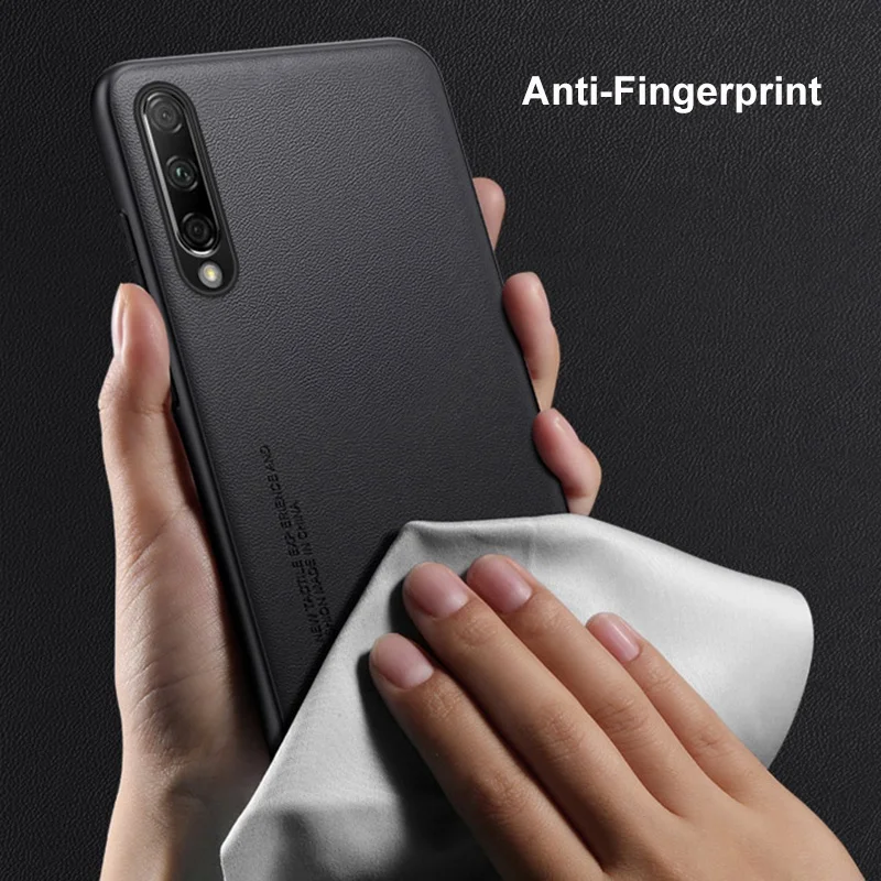 Luxury PU Leather Case For Honor 9X Pro 9XPro Back Cover Matte Silicone Shockproof Full Protection Phone Case For Honor9X Pro