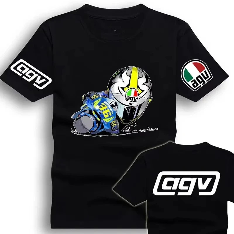 

Motorcycle Locomotive Racing Short-sleeved Modified Printed T-shirt Off-road E Women's Men's Sports Cotton Shirt Short Sleeve