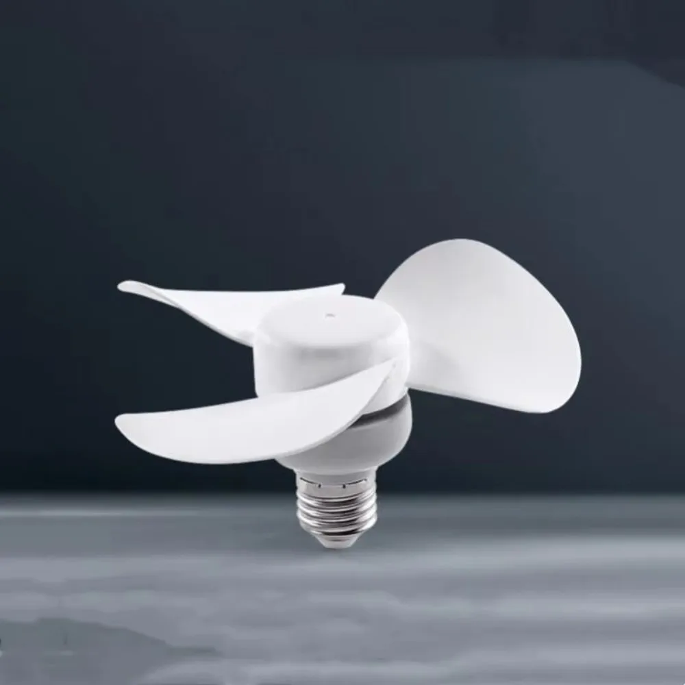 New E27 Screw Mouth Mini Fan 5W Cooling Ceiling Fans Screw Fan Dormitory