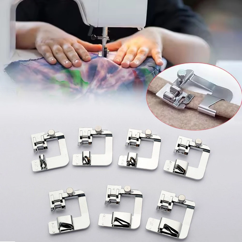 Snap-On Presser Feet for 6290 Sewing Machine - Adjustable Width Foot Kit 2345678, Universal Home Use