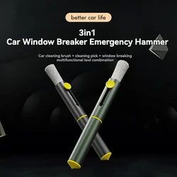 Car Safety Hammer 3-in-1MultifunctStriker Window Breaker Emergency Car