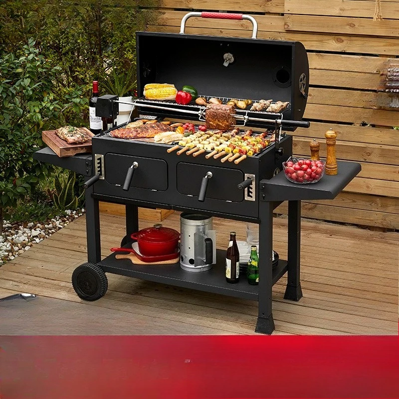 

Outdoor BBQ Grill Large Household Patio Multifunctional American Electric BBQ Villa