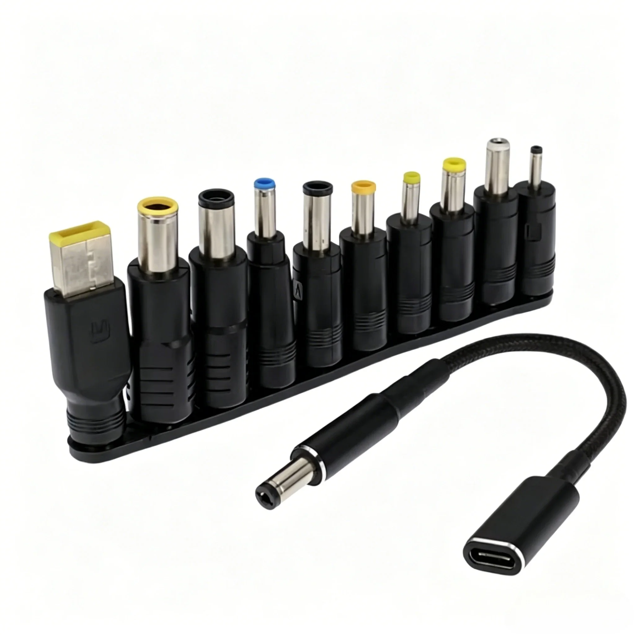 65W Typ-C Laptop-Netzteil-Adapter, USB-Typ-C auf universelle Laptop-Ladebuchse, Ladekabel für Notebooks – Detail 3