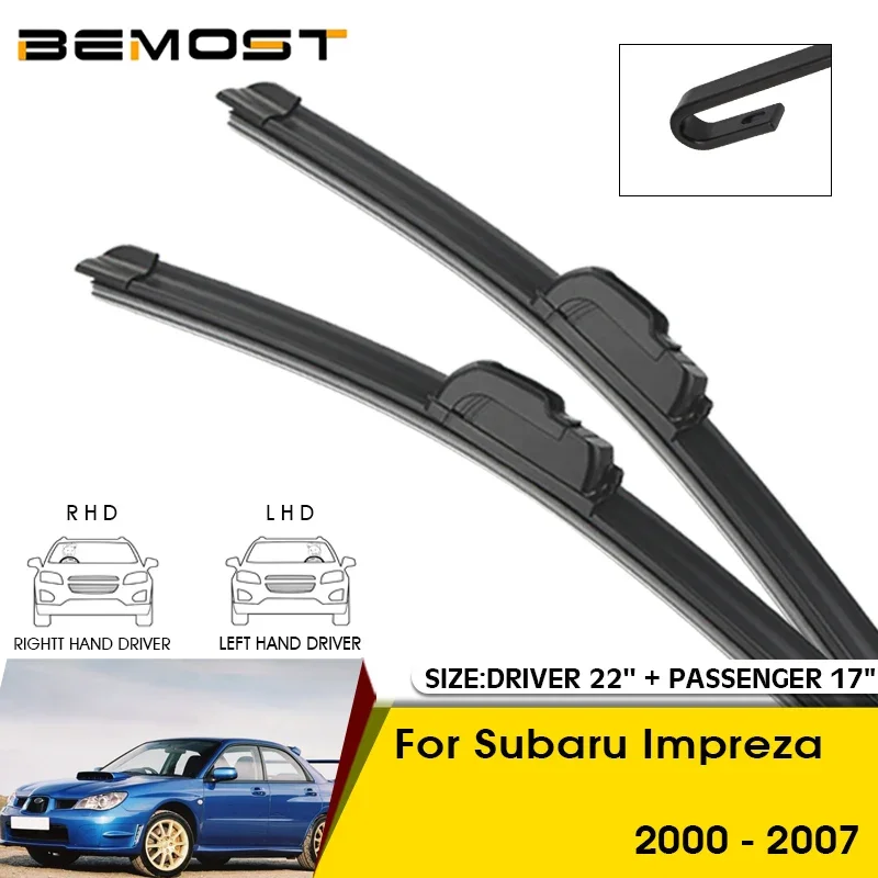 Car Wiper Blades For Subaru Impreza 2000-2007 Windshield Windscreen Front Window Blades 22