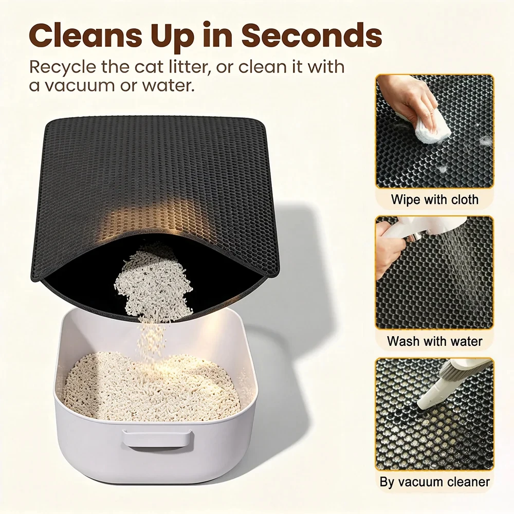 Thumbnail 2 - #66 Latest Cat Litter Box Mats Offers
