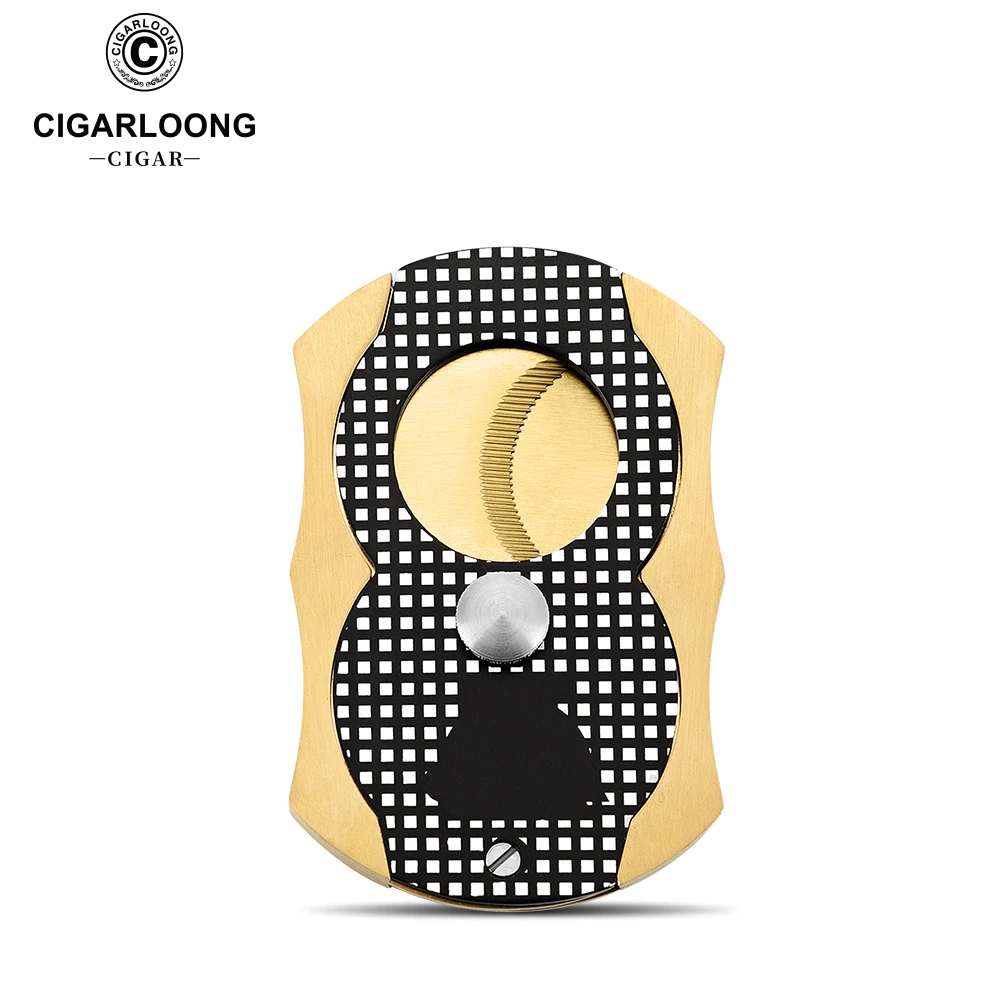 Cigar Cutter Sharp Stainless Steel Large Caliber Thick Double-edged Multi Style Portable Travel Cigar Accessories Cutter CE-25D2