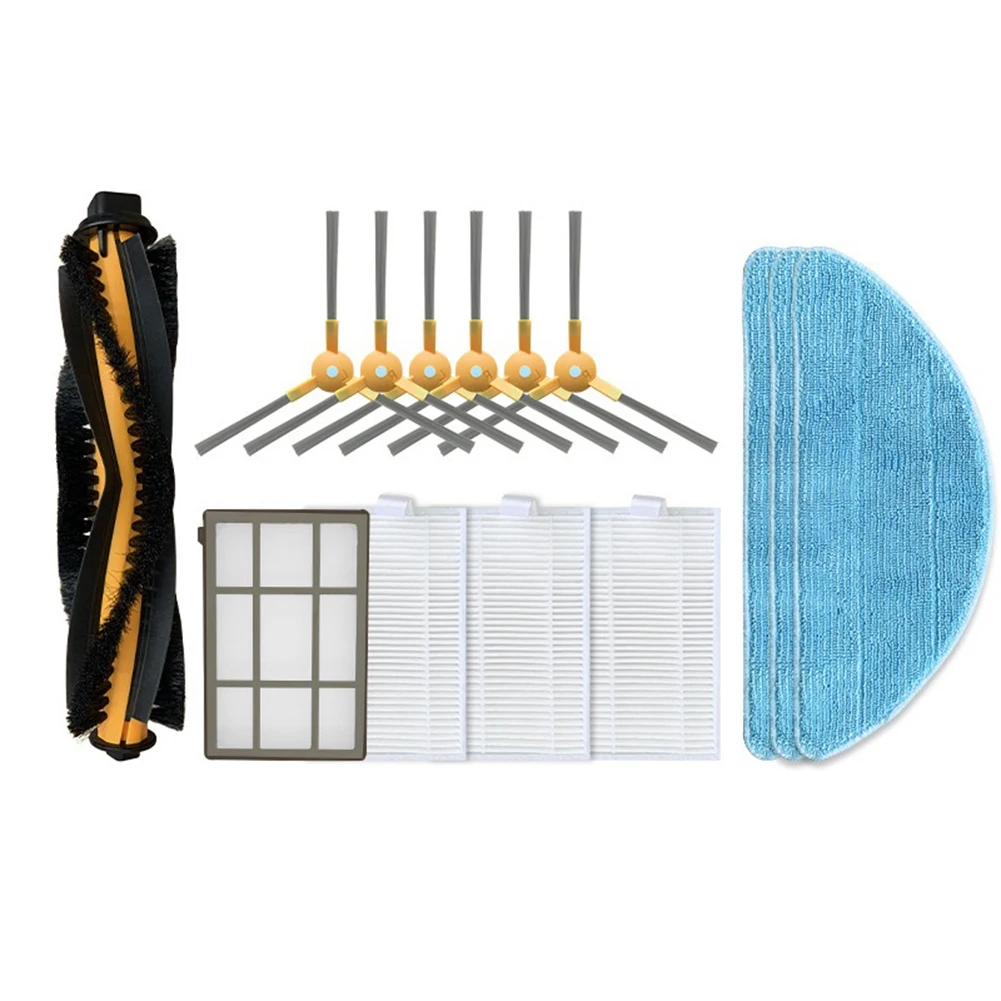 New For ABIR X5 / X6 / X8 Genio Navi N600 Robotic Vacuum Cleaner Replacement Spare Parts Main Side Brush Hepa Filter