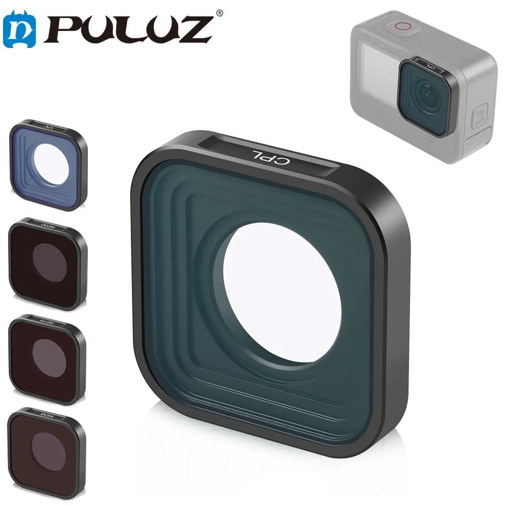 PULUZ Action Camera CPL ND32 ND16 ND8 UV Lens Filter For GoPro HERO13 Black/12 Black/11 Black/11 Black Mini/10 Black /9 Black