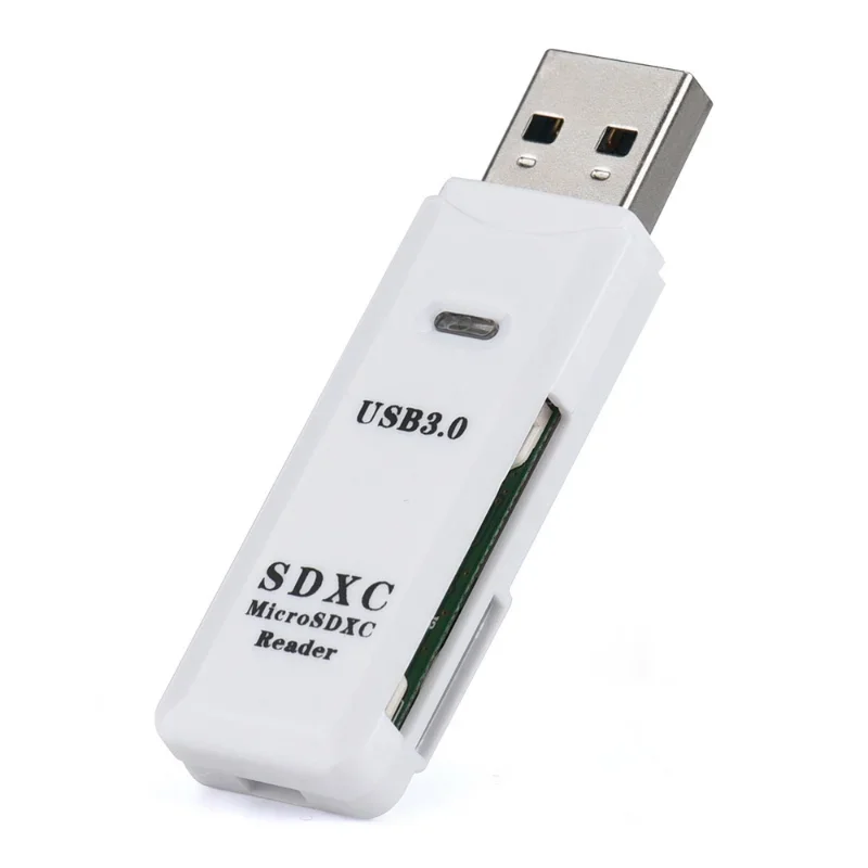 2 IN 1 Card Reader USB 3.0 Micro SD TF Card Memory Reader High Speed Multi-card Writer Adapter Flash Drive Laptop Accessories