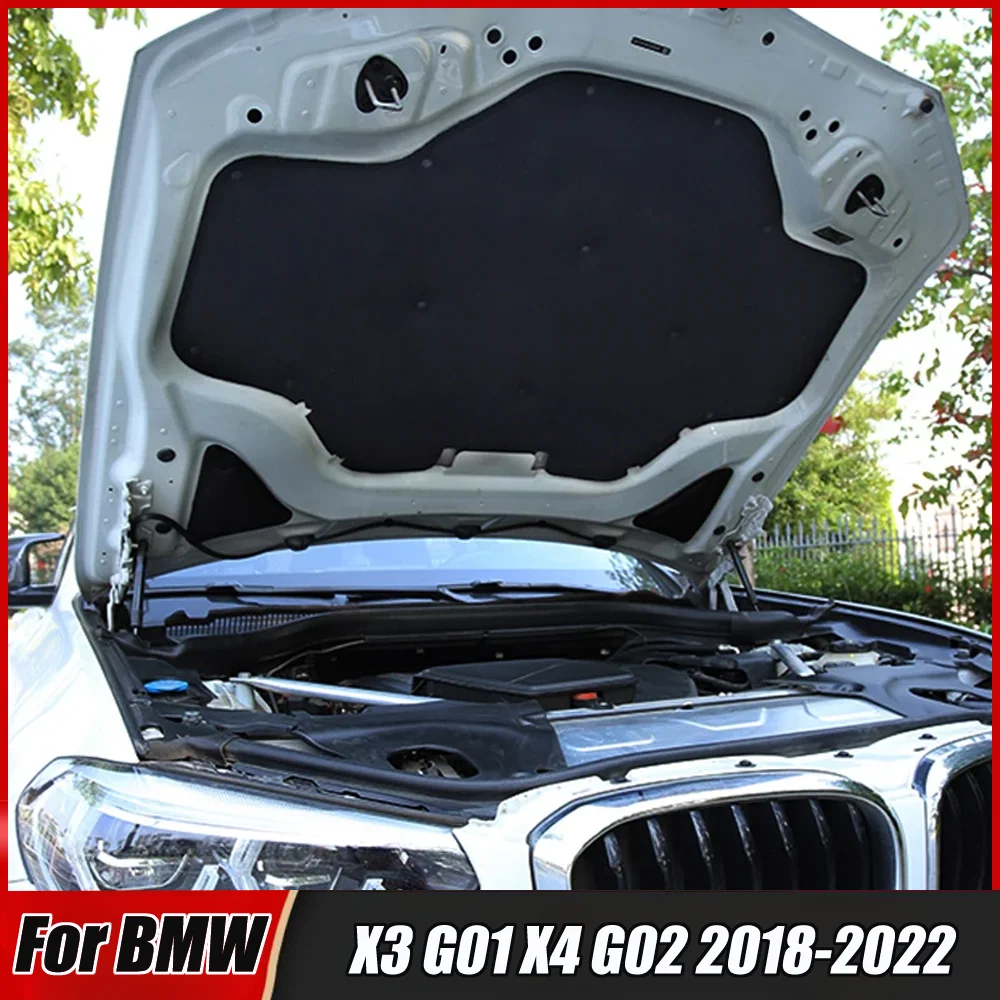 

Для BMW X3 G01 X4 G02 2018-2022 автомобильный капот звукоизоляция акустическая поглощающая пена термостойкий инструмент автомобильные аксессуары
