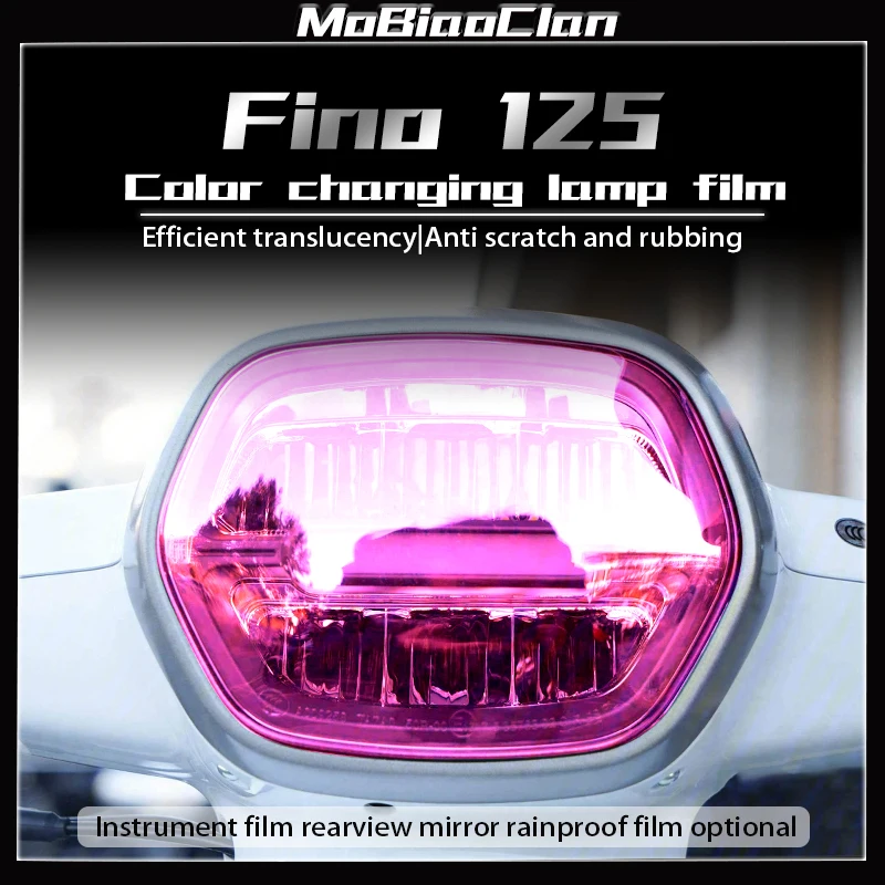 

For QJMOTOR Fino 125 headlight film TPU instrument color change protective film smoked black light film modified accessories