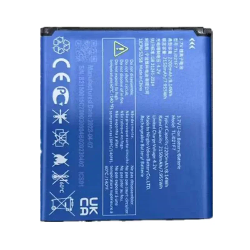 Batería de repuesto TLi021F7 2200mAh 3.7V 8.14Wh para Alcatel LinkZone MW70VK EE70 EE71 EE Mini 2 4GEE Hotspot 3