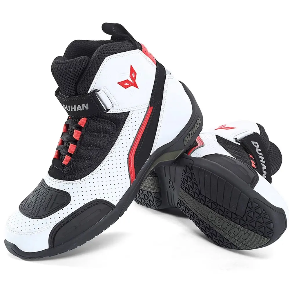 Motorcycle Riding Shoes Men Wear-resistant Off-road Motobike Racing Short Boots Breathable for Outdoor Cycliing Equipment