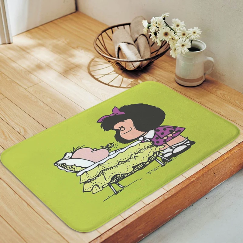 

Carpet Entrance of House M-Mafalda Porch Kitchen Floor Mat Non-slip Soft Doormat Living Room Bedroom Rug Home Decor Items