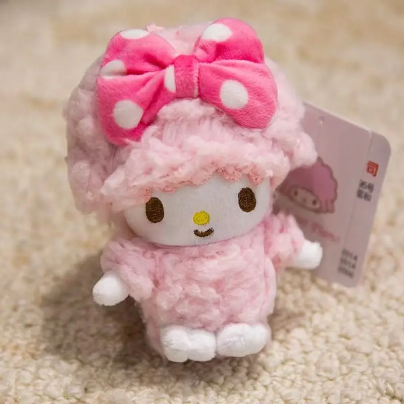 Miniso najnowszy pianino jagnięca zawieszka portmonetka pluszowa zabawka lalka kreskówka anime urocza poduszka prezent urodzinowy dla dzieci zabawna lalka