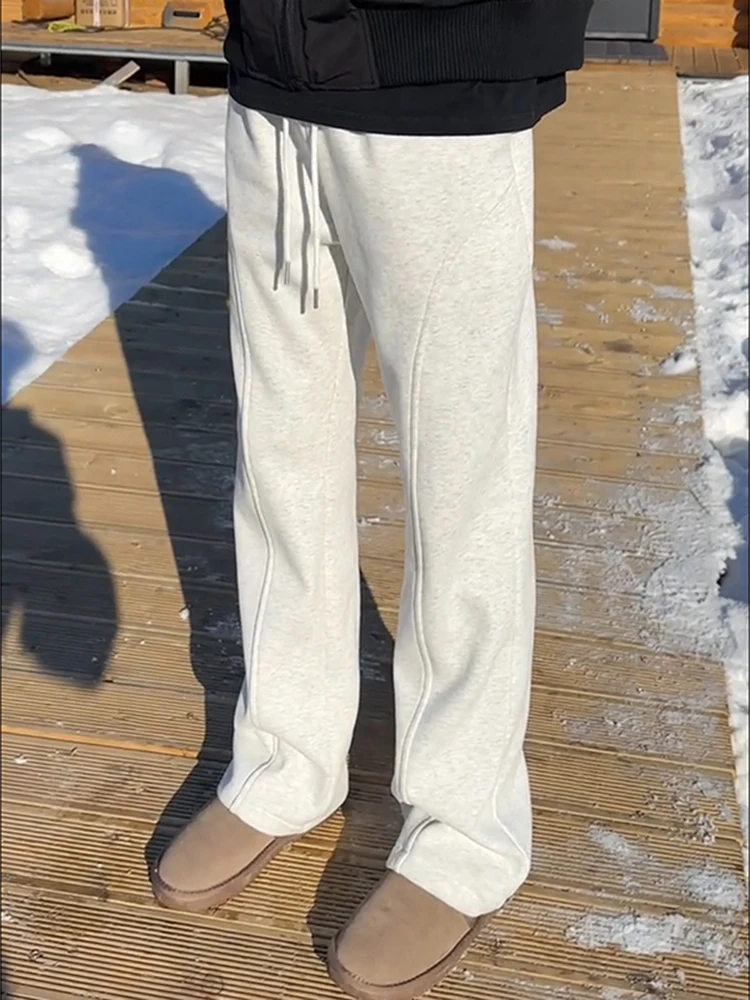 Men's Slim Fit American Sle Knife  Sweatpants Casual Spor Straight Leg Drapey ey Floral Pants Spring Autumn
