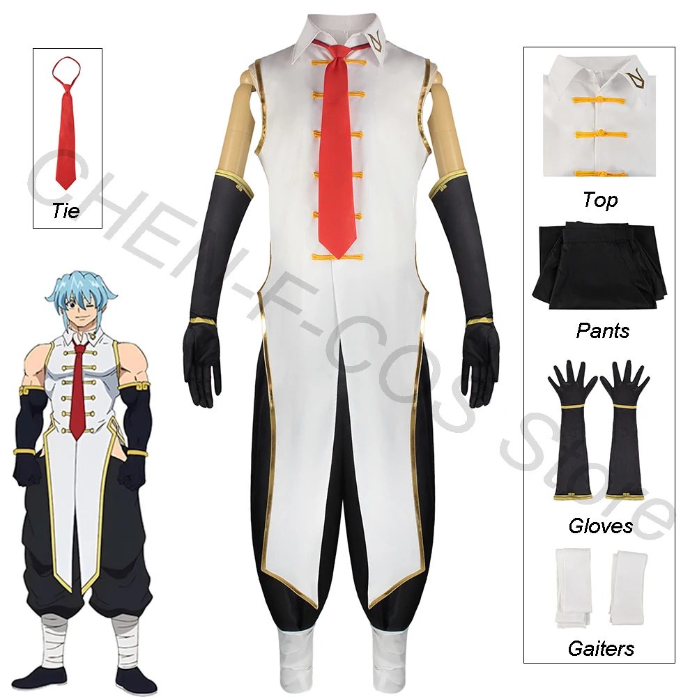 Undead Unluck UNION Cosplay Sheng Shimshian Costume Top Pants Anime Uniform Accessories Halloween Christmas Carnival Full Set