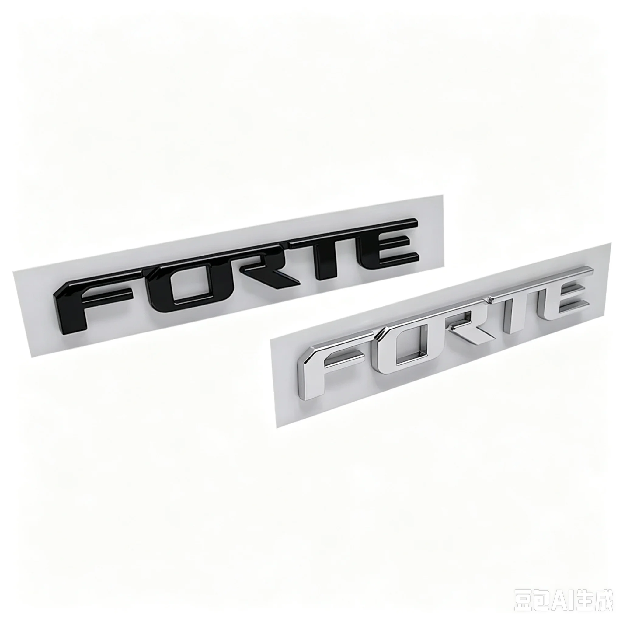 3D ABS FORTE Alphabet Nameplate Car Rear Trunk Emblem Sticker Auto Exterior Modification Accessories for KIA New Forte 2018-2024