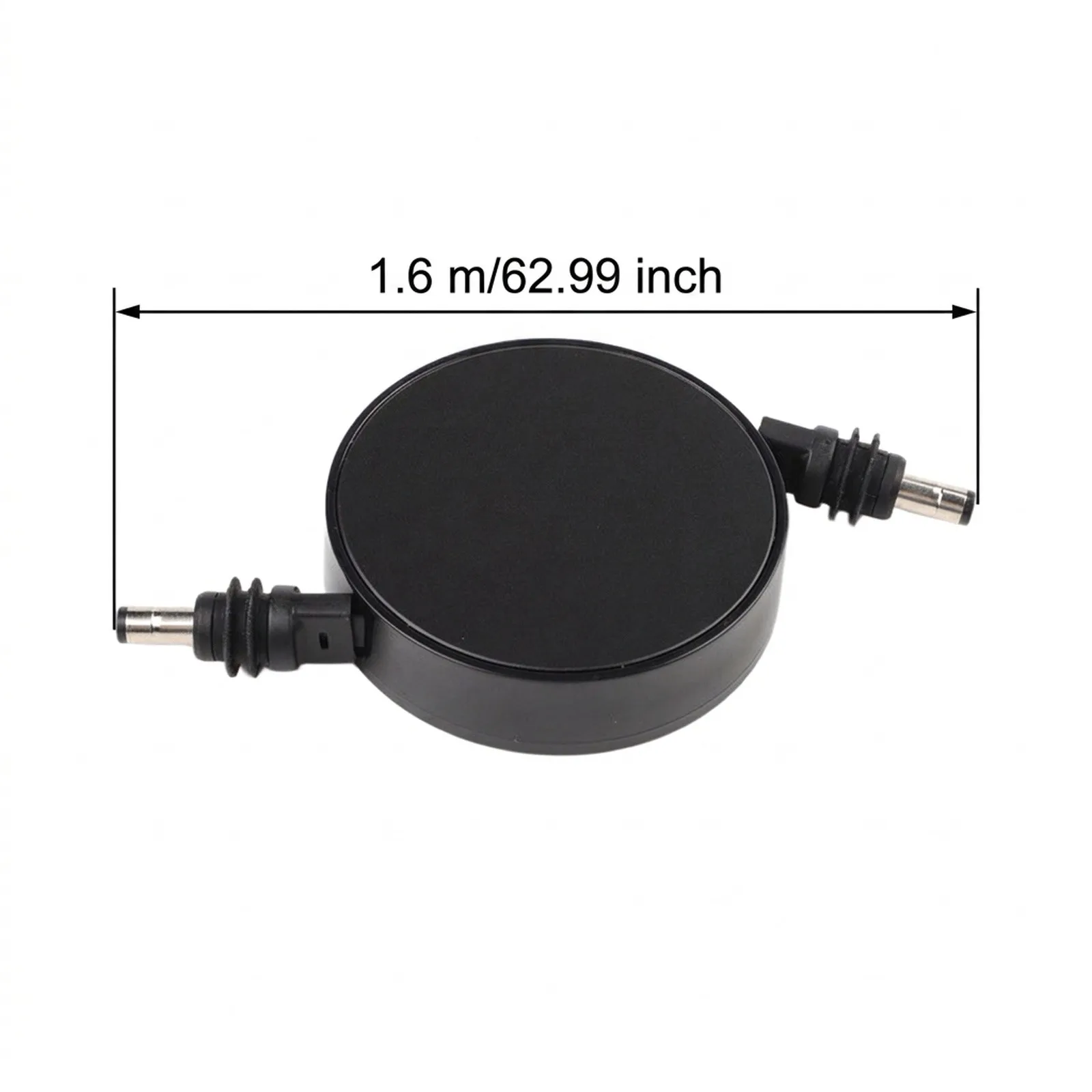 Retractable 1.6m DC Cord for Starlink DC5521 Connector Compact ABS Body for RV Van and Outdoor Applications Retractable