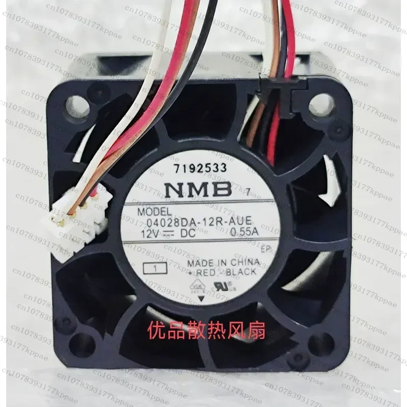 1PCS for 04028DA-12R-AUE for NMB 4028 DC 12V 0.55A 4cm Server Cooling Fan