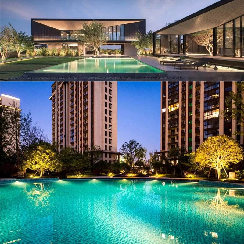 DC12V LED swimming pool light waterproof warm white diving light