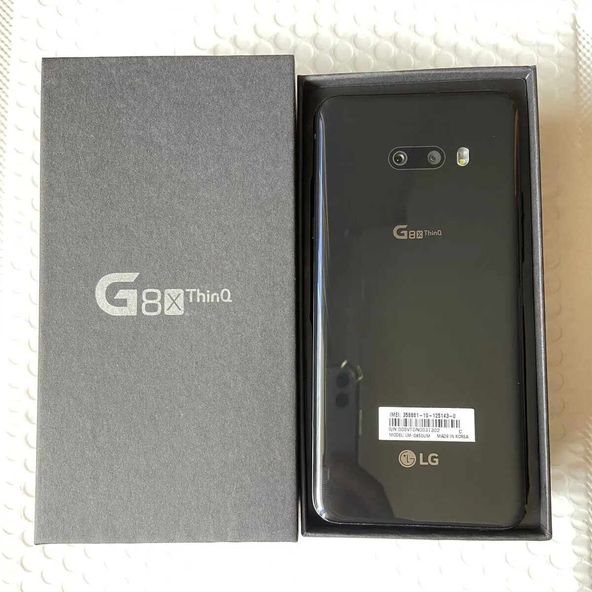 Imagem -02 - Thinq Smartphone Android Celular Desbloqueado 6.4 Octa Core 6gb de Ram 128gb Rom Lte Móvel 32mp Câmera Traseira 1sim Original Lg-g8x