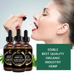 High Potency 12000.000mg Organic Plant Extract Oil with Omega-3, Stress Relief, Hip & Joint Support, Relaxation, Non-GMO